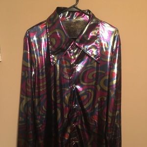 Men’s costume disco shirt